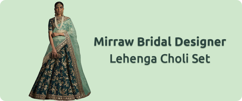 Mirraw Bridal Designer Lehenga Choli Set
