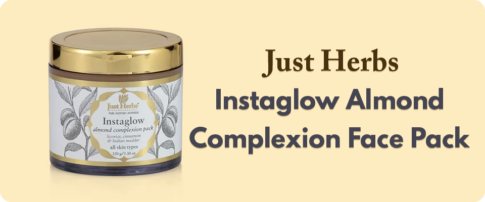 Just Herbs Instaglow Almond Complexion Face Pack