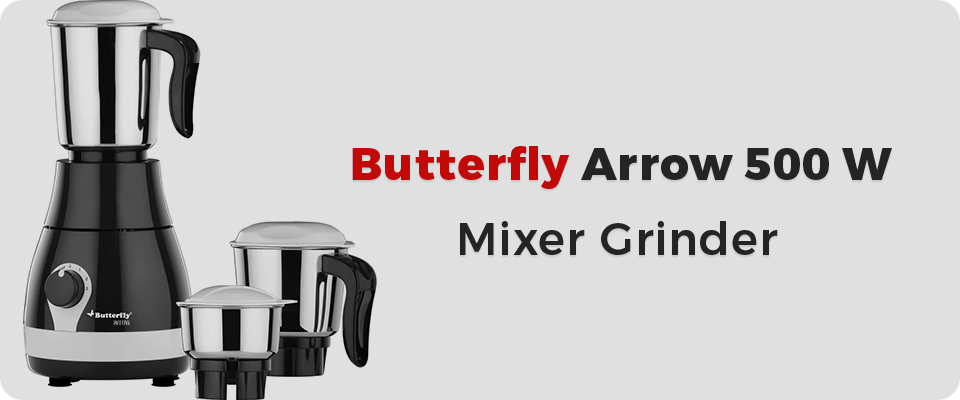 Butterfly Arrow 500 W Mixer Grinder