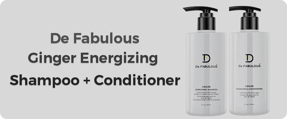 De Fabulous Ginger Energizing Shampoo Conditioner 2