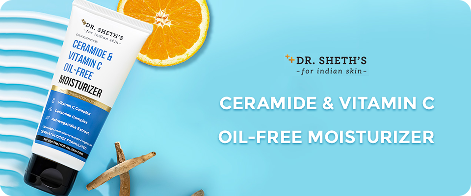 Dr Sheth's Ceramide & Vitamin C Oil-Free Moisturizer
