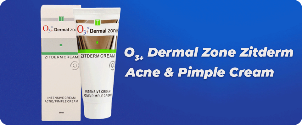 O3 Dermal Zone Zitderm Acne Pimple Cream