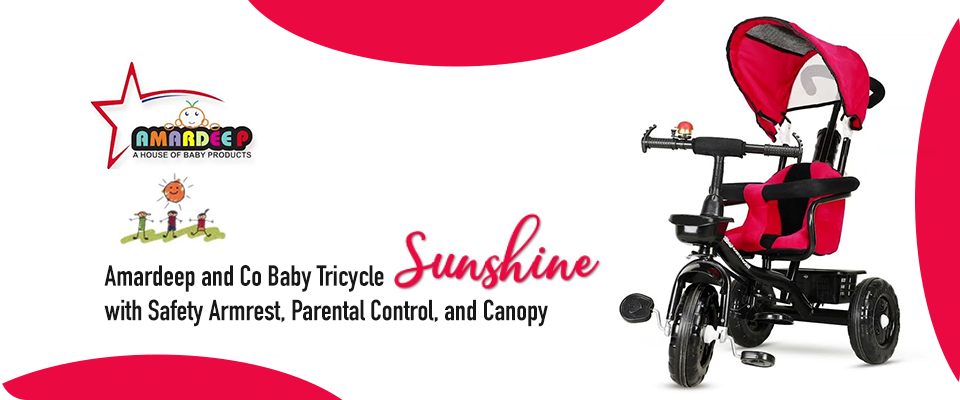 Amardeep and Co Baby Tricycle Sunshine