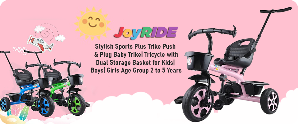 JoyRide Stylish Sports Plus Trike Push