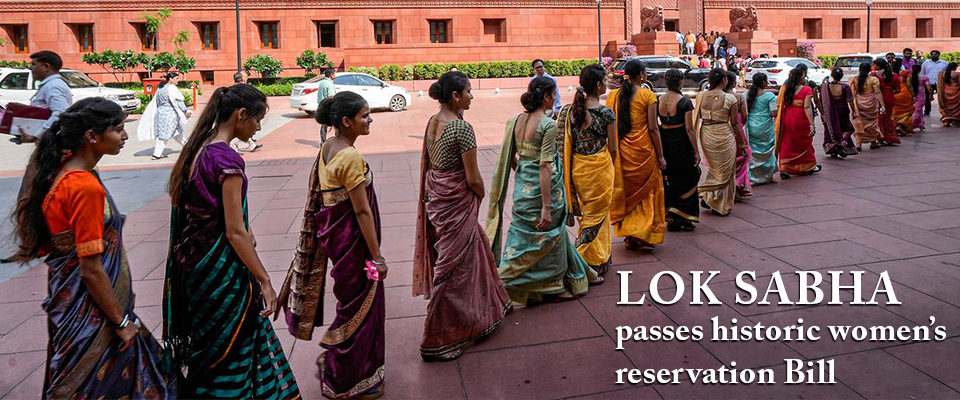 Lok Sabha Passes Women’s Reservation Bill