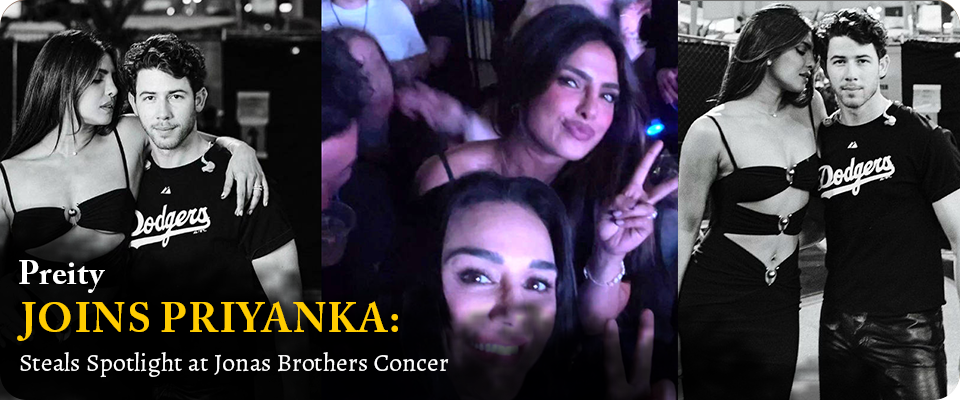 Preity Zinta Joins Priyanka at Jonas Brothers Concert