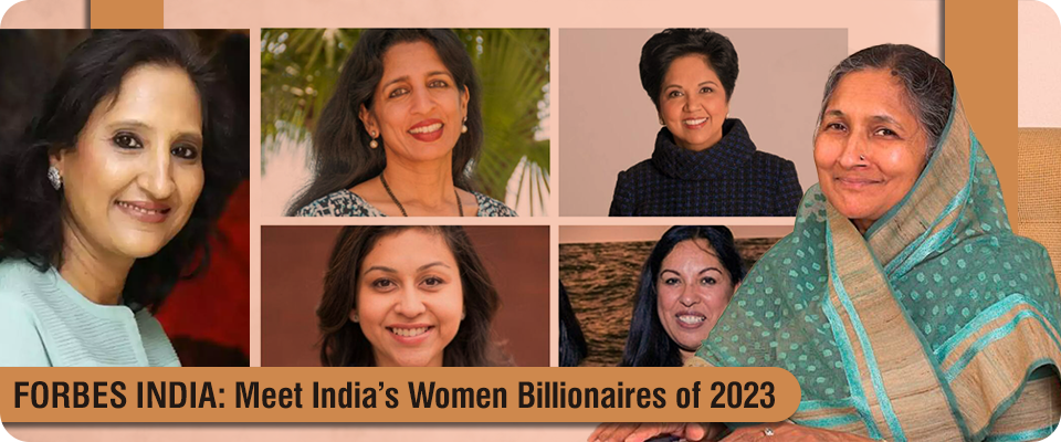 Forbes India: Meet India’s Women Billionaires of 2023