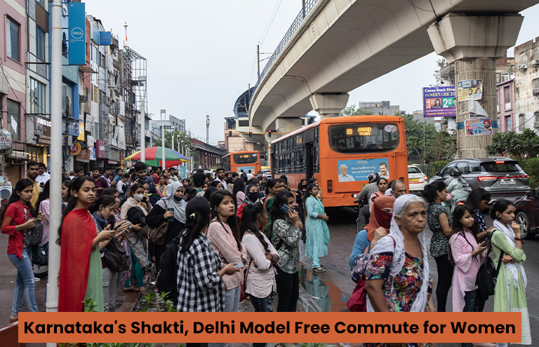 Karnataka’s Shakti, Delhi Model Free Commute for Women