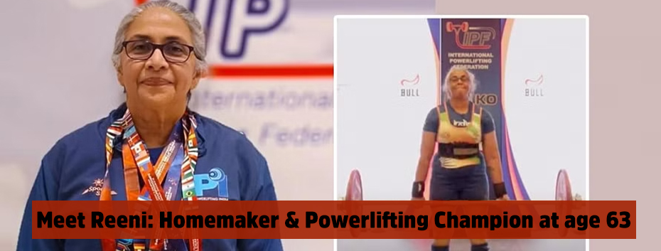 Meet Reeni: Homemaker and Powerlifting Champion at Age 63