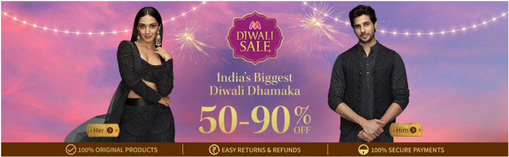 Myntra Diwali Sale