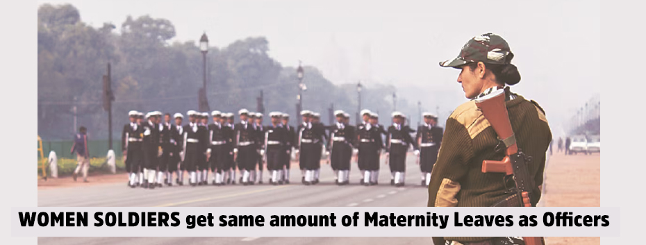 Women Soldiers Get Same Maternity Leaves As Officers