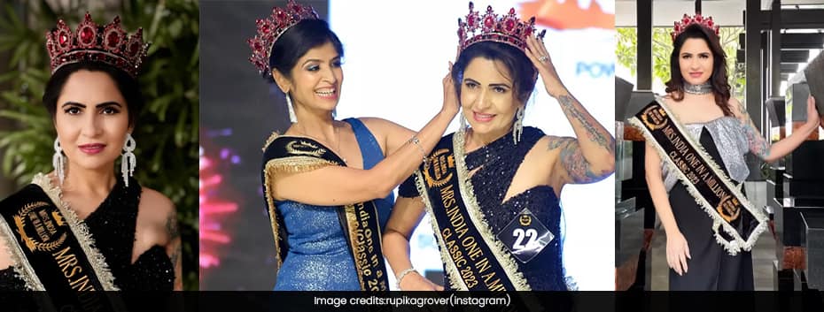 Rupika, at 55, Breaks Norms, Crowned Mrs. India One in a Million